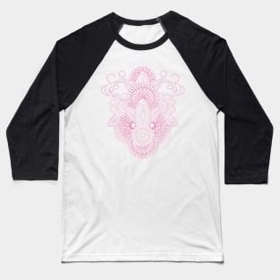 Minimalist Medallion Flower art-Sacred Mandala Flower Baseball T-Shirt